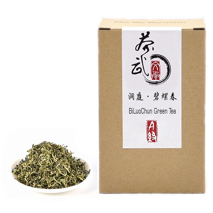 ChaWuWarmSun-[A] BiLuoChun Green Tea,8.8oz(250g),Loose Leaf Tea,DongTing Mountain,Chinese Famous Green Tea