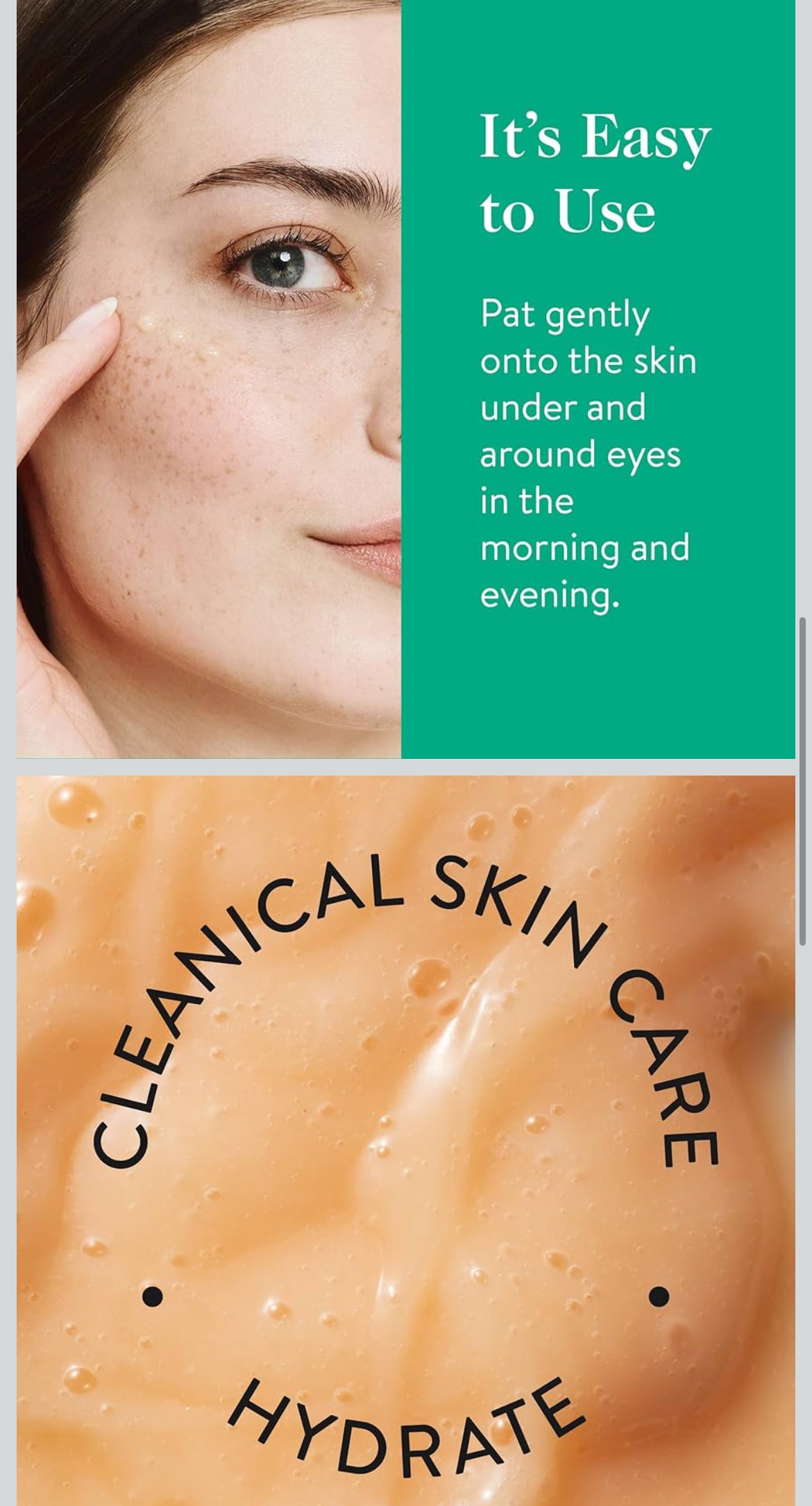 good.clean.goop beauty The Wide-Awake Eye Serum | Gel Serum to Reduce Fine Lines | Peptides, Astaxanthin & Reishi Mushroom Extract | Caffeine Eye Serum for Puffy Eyes & Dark Circles | Vegan | 0.5 oz