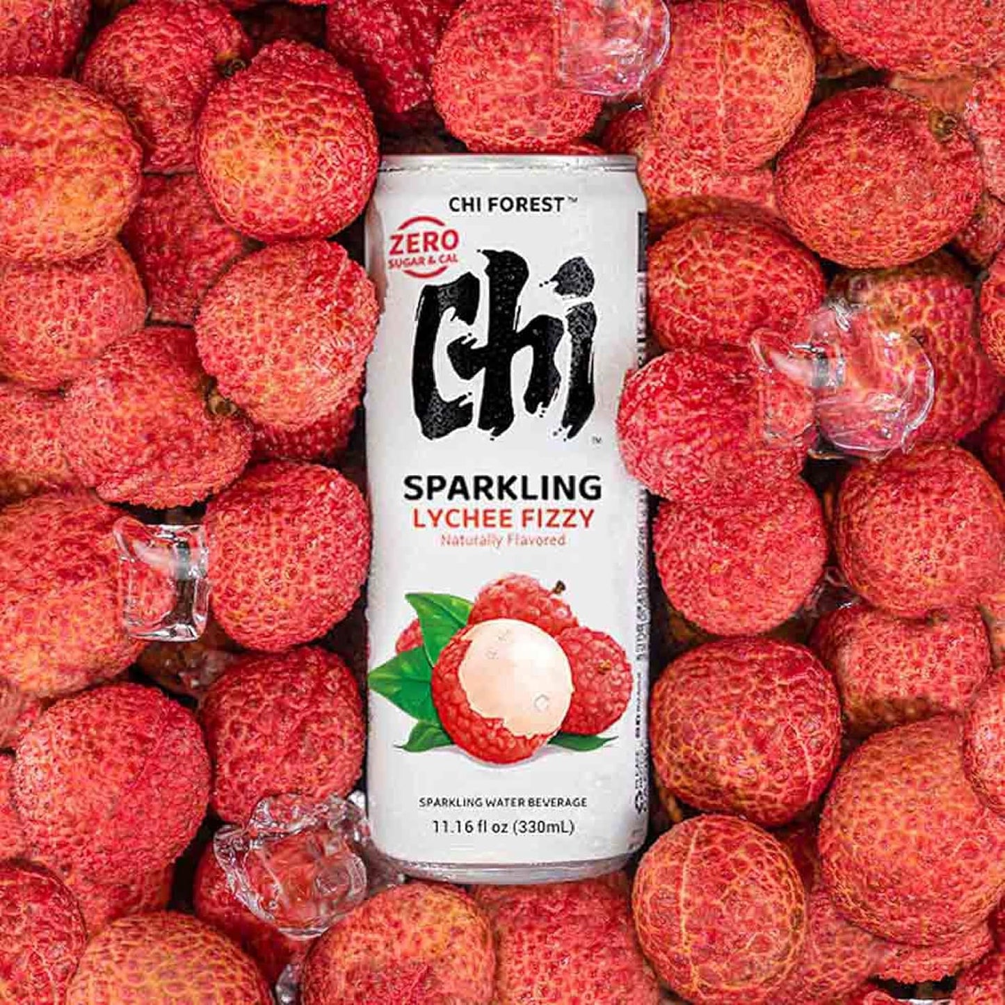 CHI FOREST Lychee Fizzy Sparkling Water (11.15 oz* 24)