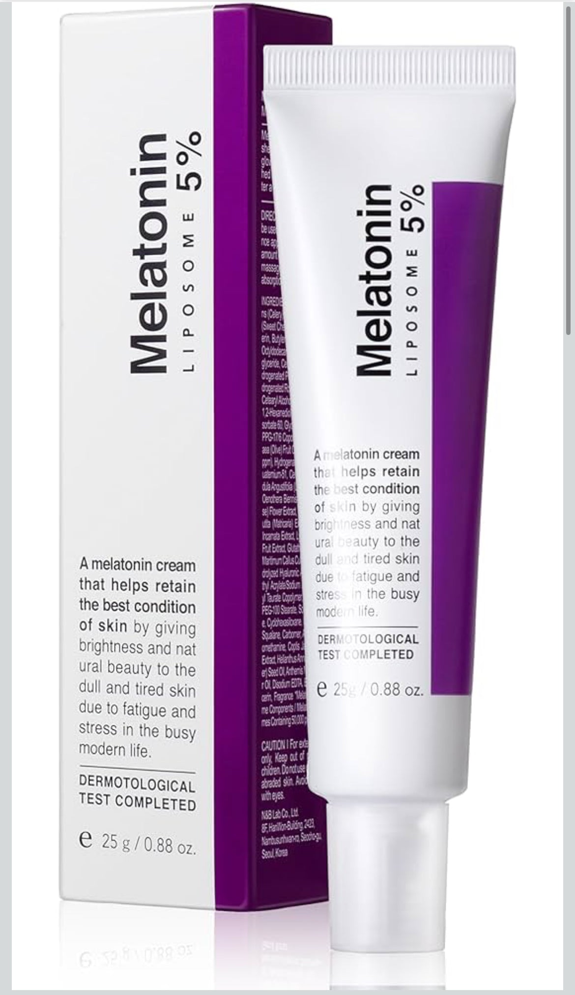 Time Return Melatonin Cream | Face Brightening Cream & Face Moisturizer for Dry Skin | Relaxing Face Cream for Women & Men | Melatonin Face Cream for Resilient Skin, 0.88 oz
