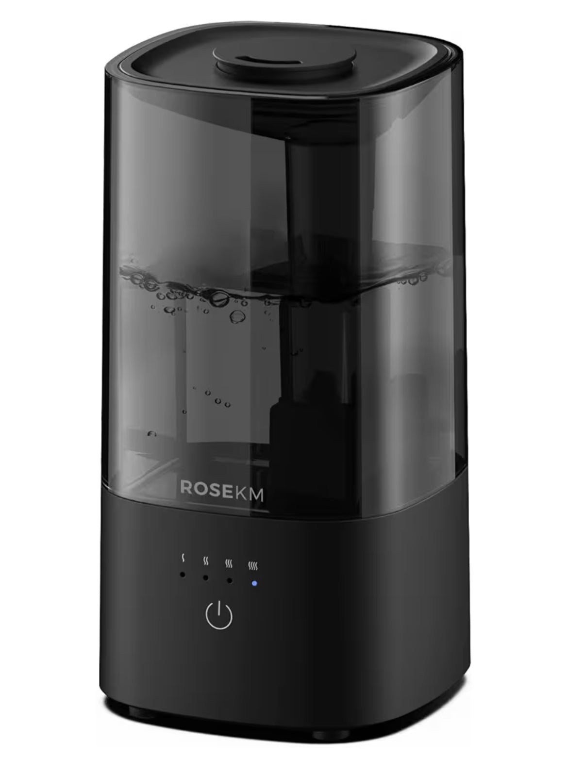 Humidifiers for Bedroom, 2.0L Cool Mist Humidifier for Home Plant and Baby Nursery, Quiet Ultrasonic Humidifier with 360° Nozzle, Auto Shut-Off, Filterless, Black