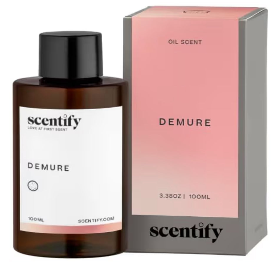 Scentify Demure Aroma Oil Refill Relaxing 100ml 3.38oz
Aromatherapy, for Oil Diffusers, Luxurious, Fragrance, Scent