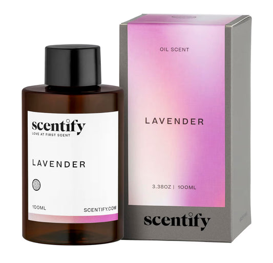 Scentify Luxurious Lavender Musk Relaxing Aroma Oil Refill Scent
for Oil Diffusers, Bergamot, Vanilla, Cedarwood Scents, Aromatherapy Diffuser, Fragrance, 100ml, 3.38 oz
