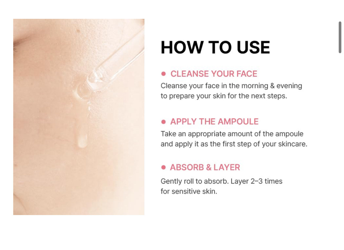 Centellian 24 Madeca Daily Repair Ampoule (Daily Soothing, 1.69fl oz) - Soothing & Hydrating Facial Serum for Sensitive Skin, Skin Barrier Repair & Fast Absorption, Korean Skin Care