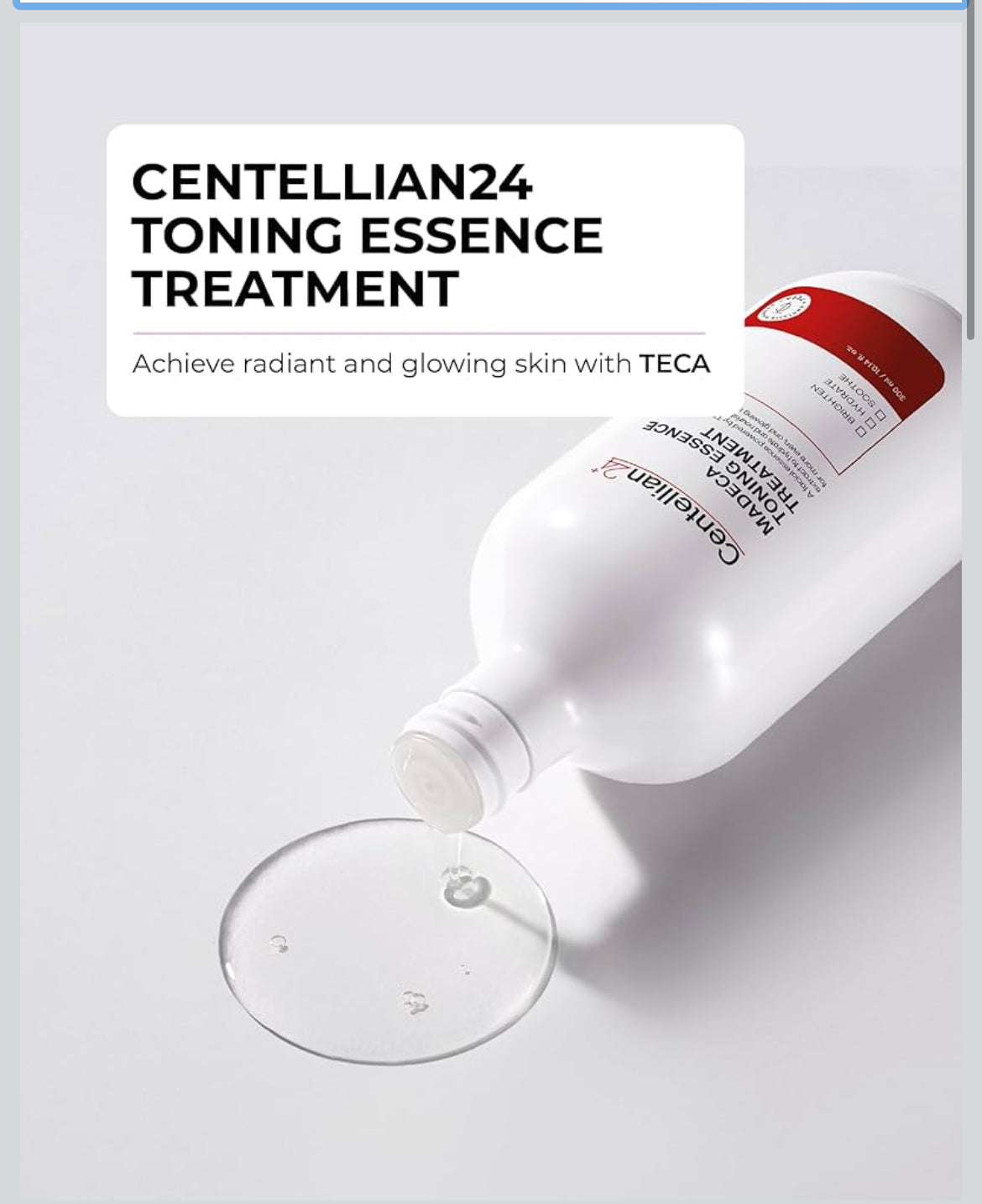 Centellian 24 Toning Essence Treatment for Even Skin Tone and Wrinkle Improvement with TECA, Centella Asiatica, Niacinamide (10.14 fl oz) by Dongkook Pharmaceutical